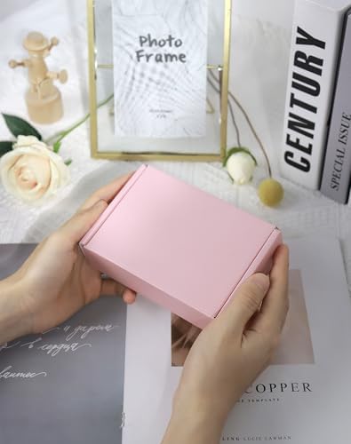 6x4x1.6 Inch Small Shipping Boxes, Pack of 50 Pink Cardboard Boxes, Mailer Packaging Boxes for Gift - Image 5