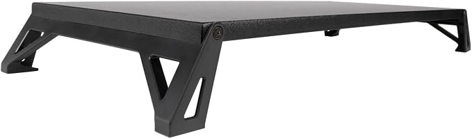 Allsop Lo Riser Monitor Stand for 32" Monitors, Extra Wide Platform, Black | Adjustable Monitor Stand for 32 Inch Screens, Ergonomic Desk Riser, Wide Platform, 30 lb Capacity, Black - Image 4