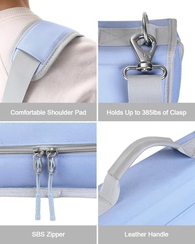 3" D-ring Zipper Binder with 700+ Sheets Capacity - Image 7