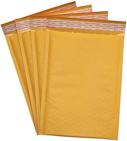 Secure Seal #2 8.5x12 Kraft Bubble Mailers Padded Shipping Envelopes (Pack of 100) by Secure+Seal