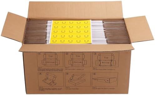 HORLIMER 11x9x3 inches Shipping Boxes Set of 25, White Corrugated Cardboard Box Literature Mailer - Image 7