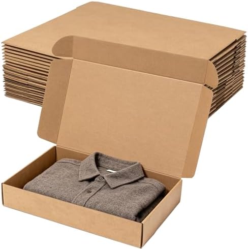 Wowxyz Shipping Boxes 17x11x3 Inches 20 Pack Corrugated Cardboard Brown Box by Wowxyz