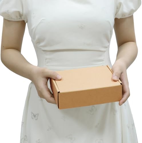 PHAREGE 40 Pack 7x5x2 inch Small Shipping Boxes, Brown Mailing Boxes - Image 4