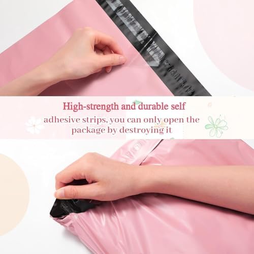 Outus 240 Pcs Poly Mailers Variety Size Pack Shipping Bags, Pink - Image 4