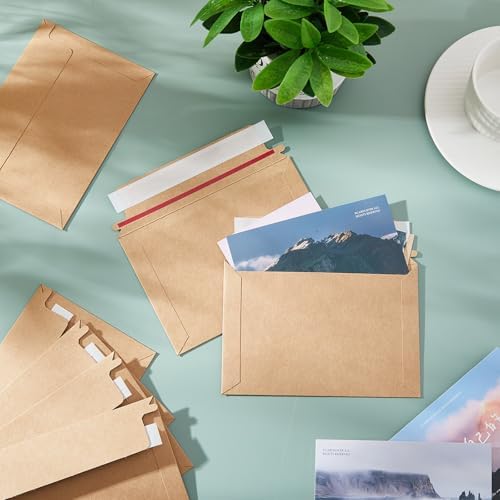 Affrolling 1000 Pcs 6.5 x 4.5 Inch Rigid Photo Mailers Cardboard, Brown - Image 6
