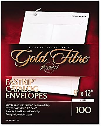 Ampad Fastrip Security Catalog Envelope, 9 Inch x 12 Inch, Peel & Seal Adhesive, Security Tint, Tear-Away Quick-Open Strip, White, 100 Per Box (73127) - Image 4