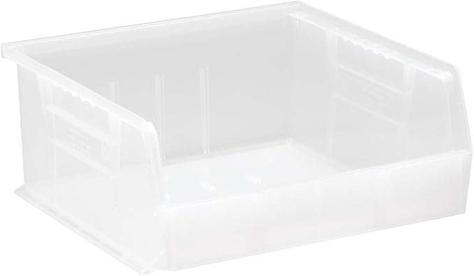 HE HUDSON EXCHANGE 11" x 11" x 5" (3 Pack) Plastic Stackable Storage Bin, Clear - Image 3