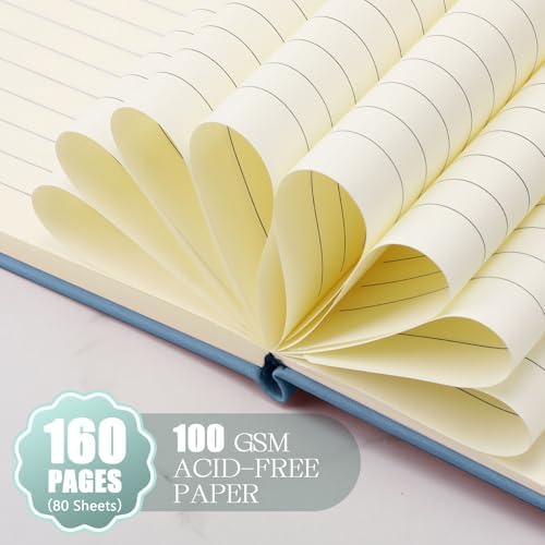 Laumoi 28 Pack A5 PU Leather Lined Notebook Journal, Classic Color,Simple - Image 7