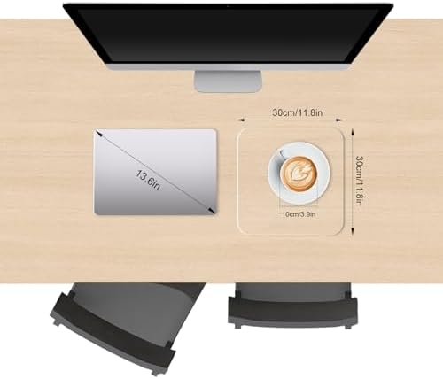 Clear Desk Mat, Non-Slip PVC Desk Protector Mat (11.8''*11.8'') - Image 2