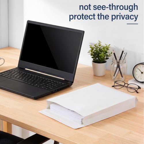 100 Pack Expandable Catalog Manilla Envelopes 10x13 Large White - Image 5