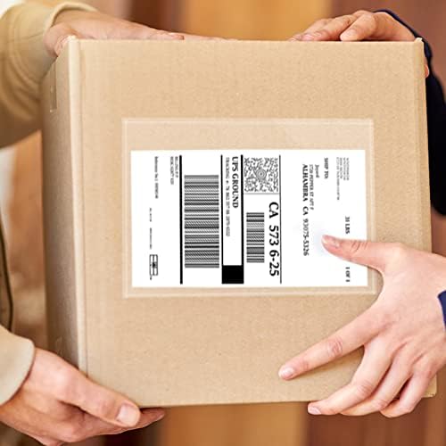 6" x 9" shipping label sleeves, 1000Pcs Shipping Label Envelopes with Self-Adhesive Peel & Seal, Packing Slip Envelope Pouches for Invoices & Packaging - Image 7