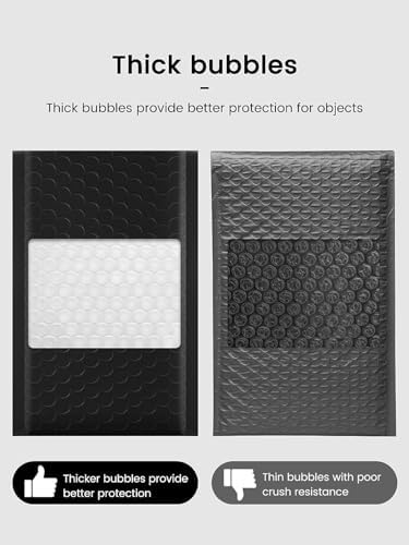 GSSUSA Black Bubble Mailers 6x10 Small Padded Envelopes 9600 Pack,1 Pallet - Image 7