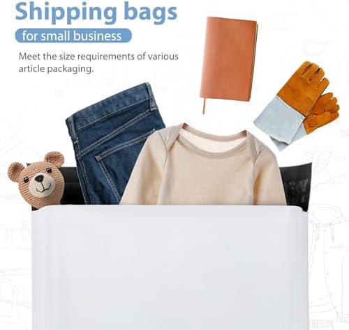 Metronic Poly Mailers 14.5x19 1000 Pcs White, Large Shipping Bags for Clothing Mailing Bags with Strong Self-sealing Adhesive Waterproof and Tear-Proof Postal Bags in Bulk - Image 5