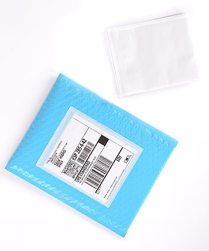 100 PCS 7.5"x 5.5" Clear Self-Adhesive Packing List Envelopes - Plastic Shipping/Mailing Pouch Enclosed Bags for Packing Slips Invoice Label - Image 2