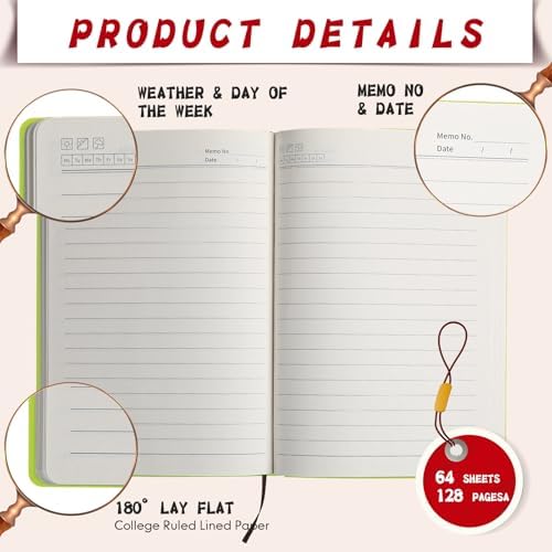 TaoBary A5 PU Leather Journals Bulk Colorful Tree Journal Notebook Soft Leather Cover Lined Ruled Writing Notebook for Back to School Office Group Team Volunteer(Bright Colors,36 Pcs) - Image 4