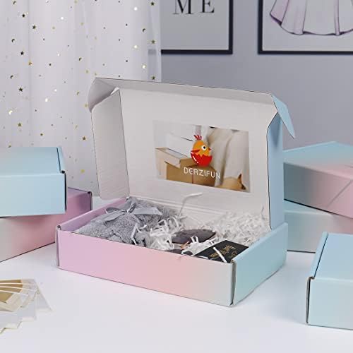 30 Pack 9"x6"x2" Shipping Boxes for Packaging Small Business, Medium Corrugated Cardboard Mailer Boxes, Recyclable Literature Boxes for Shipping Mailing - Image 6