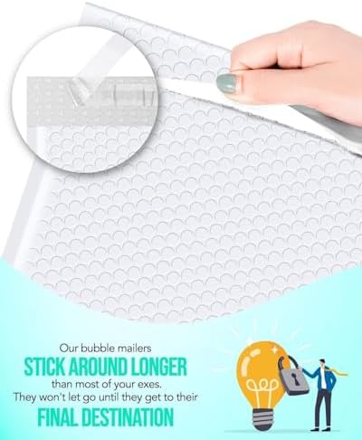 GSSUSA White Bubble Mailers 10.5x16 Padded Envelopes 1 Pallet Pack of 3750 - Image 4