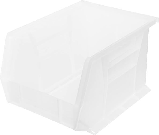 Akro-Mils 30239 AkroBins Plastic Storage Bins, 11"x8"x7", Clear, 6-Pack | Space-Saving Stackable Bins for Garage, Pantry, Craft Organization - Image 12