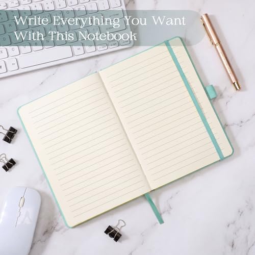 Laumoi 28 Pack A5 PU Leather Lined Notebook Journal, Rococo Color,Simple - Image 7