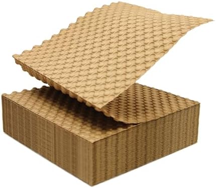 Elementree Paper Bubble Wrap Sheets for Packing, Moving, & Shipping - 12" x 12" x 250' - Eco-Friendly Kraft Bubble Paper - Recyclable Cushioning Wrap - Made in the USA (01913) by Elementree