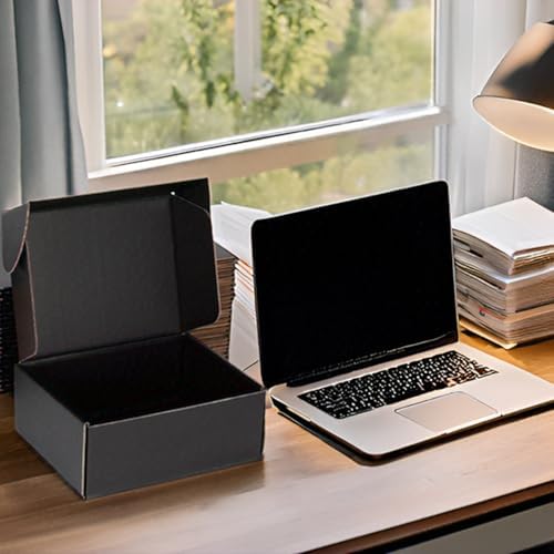 Black Shipping Boxes 12x9x4 Inches, 20 Pack - Image 4