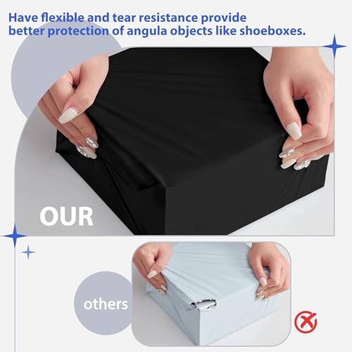 Fuxury Poly Mailers 17.7x22" 25 Pcs,XL Shipping Bags for Clothing,Black #10 - Image 4