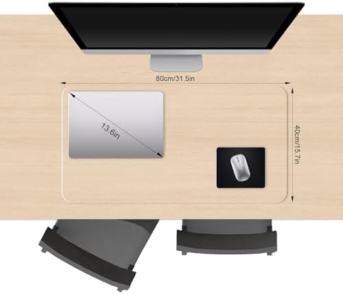Clear Desk Mat, Non-Slip PVC Desk Protector Mat (31.5''*15.7'') - Image 6