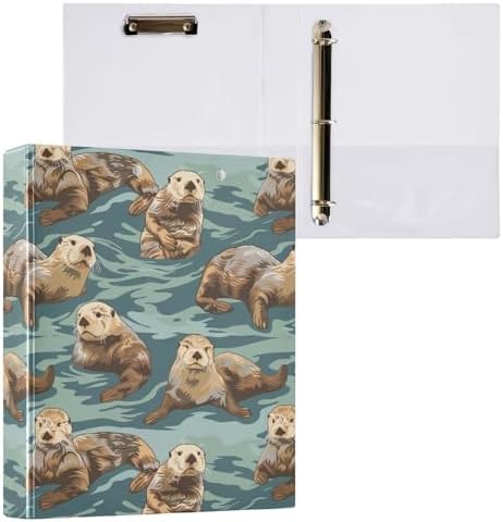 3 Ring Binder 1.5 Inch Clipboards Binders with Interior Pockets Round Ring Binder for Office Supplies and School - Image 3