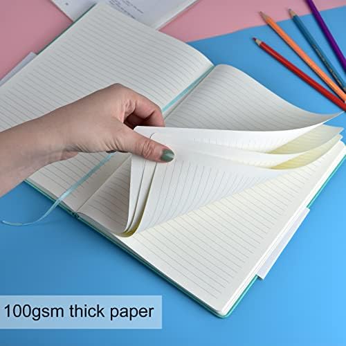 Coopay 6 Pack B5 Notebooks Journal College Ruled Composition Notebooks Classic Hardcover Lined Journals for Office Home School Business Writing Notes, 10.2" x 7.5", 100GSM Thick Paper (Multicolor) - Image 4
