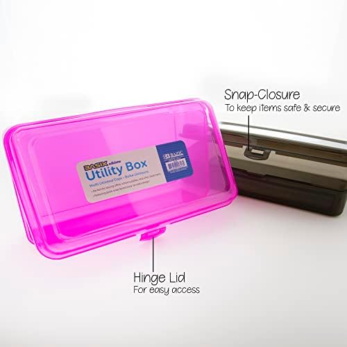 BAZIC PRODUCTS Basix Multipurpose Pencil Box, Stackable, 24-Case - Image 5