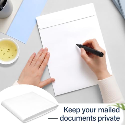100 Pack Expandable Catalog Manilla Envelopes 10x13 Large White - Image 4