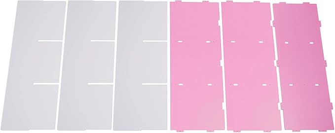 Literature Organizer 12 Slots Desk File Literature Sorter Mailbox Sorter Paper and Mail Organizer Desktop Paper Storage Holder for Home, Office and Classroom (31.46*12.13*11.81in, Pink) - Image 8