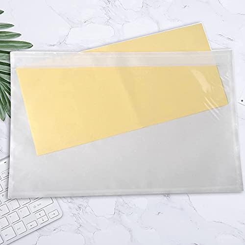 LabelMore 6" x 9" Clear Adhesive Packing List Envelopes Pouch - Label Envelopes Pouches - Clear Top Shipping Label Bag for Mailing Bag Box - 1000 Packs - Image 6