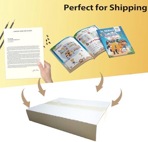 50 Pack Comic Book Shipping Box Mailers, 11 1/8×8 5/8×2" Height-Adjustable - Image 4