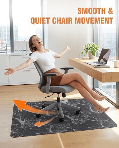 Carvapet 36x48 Office Chair Mat for Carpet Hardwood Floor Protector Rug - Image 4