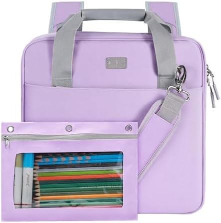 Realove 3 inch Zipper Binder 3 Ring with Pencil Pouch,Backpack Style by Unknown