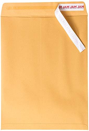 JAM PAPER 10 x 13 Open End Catalog Premium Envelopes with Peel and Seal Closure - Brown Kraft Manila - Bulk 500/Carton - Image 2