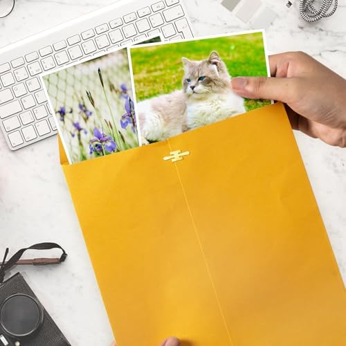 Goefun Clasp Envelopes 9 x 12, Yellow Manilla, 20 Pack - Image 6