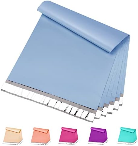 Metronic Poly Mailers 24×24 100 Pcs Large Shipping Bags for Clothes Blue by METRONIC