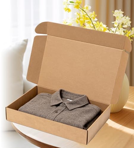 Wowxyz Shipping Boxes 17x11x3 Inches 20 Pack Corrugated Cardboard Brown Box - Image 5