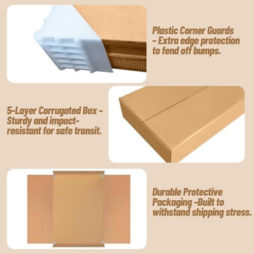 24" x 36" Large Cardboard Sheets, 15 Pack Brown Corrugated Cardboard Sheets, Double Wall Corrugated Poster Board for DIY Projects, School Supplies, Mailing, Packaging, Signboards & Displays - Image 4