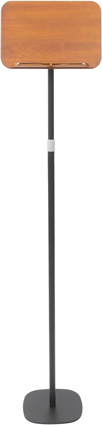 Sheet Music Stand & Desktop Book Stand, Music Book Holder Stand,Wooden Portable Sheet Music Table Stand Height Adjustable from 31.5-66.9in with Book Stand Support - Image 2