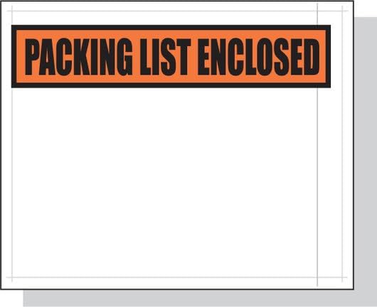 GPI - Packing List Envelopes, 4.5" x 6" Packing Slip Pouches, Clear Plastic Envelope Sleeves with Self-Adhesive Strip, Top Loading for Shipping Labels, Packing Lists, Invoices & Paperwork. 2000 Pack - Image 5
