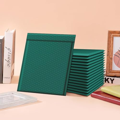 Fuxury Bubble Mailer Bulk 8.5 x 12" 250Pack Forest Green Padded Envelopes - Image 5
