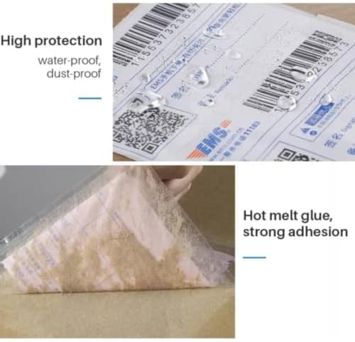 6" x 9" Shipping Label Sleeves, Clear Adhesive Top Loading Packing List, Self-Adhesive Packing List Waterproof Mailing Shipping Label Envelopes (500 Pack) - Image 5