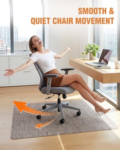 Carvapet 36x48 Office Chair Mat for Carpet Hardwood Floor Protector Rug - Image 4