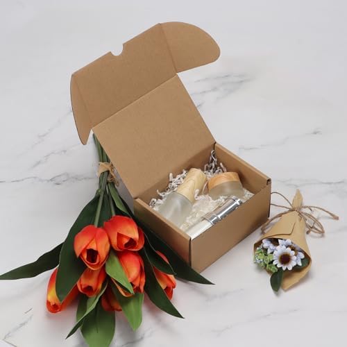 HORLIMER 6x4x3 inches Shipping Boxes Set of 40, Brown Corrugated Cardboard Box for Mailing, Packaging, Small Business - Image 5