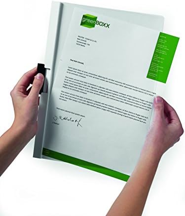Durable Report Cover with DURACLIP - Letter-Size - Holds Up to 30 Pages - Clear Cover in Red - 25 Per Box - Image 3