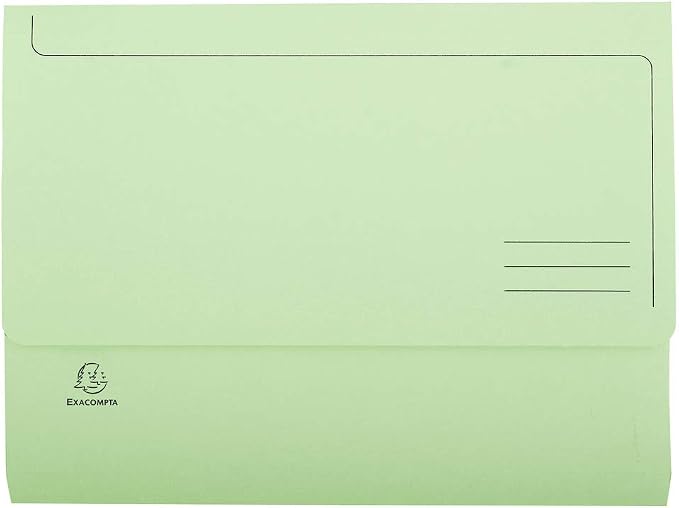 Exacompta - Ref 47970E - Super Pocket Wallets - 245 x 325mm in Size, Suitable for A4 Documents, 30mm Expanding Gusset, 210gsm Midweight Manilla - Assorted Colours (Pack of 10) - Image 5