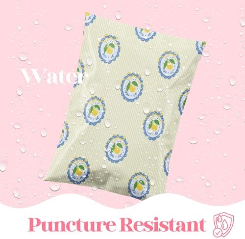 Pretty Package Store Poly Mailers 6x9, Lemons, 100 Pack - Image 4